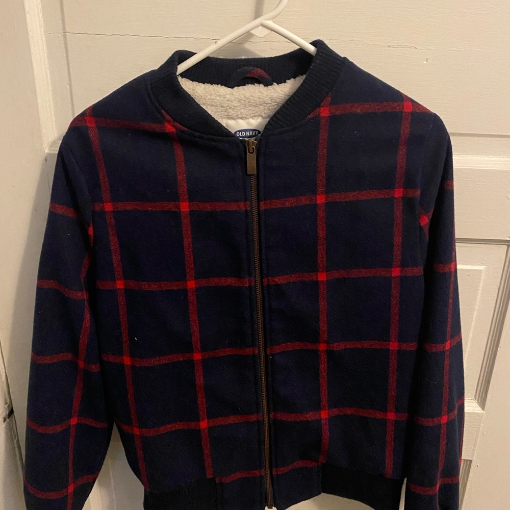 Super cute short plaid jacket